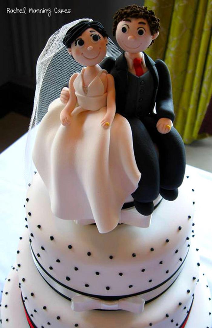 Bride & Groom Wedding Cake Topper