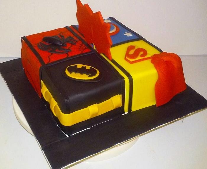 Superhero Cake