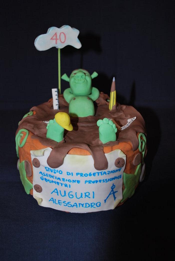 Torta Shrek