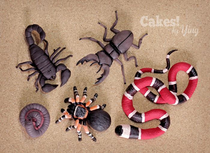 Creepy Crawlies toppers