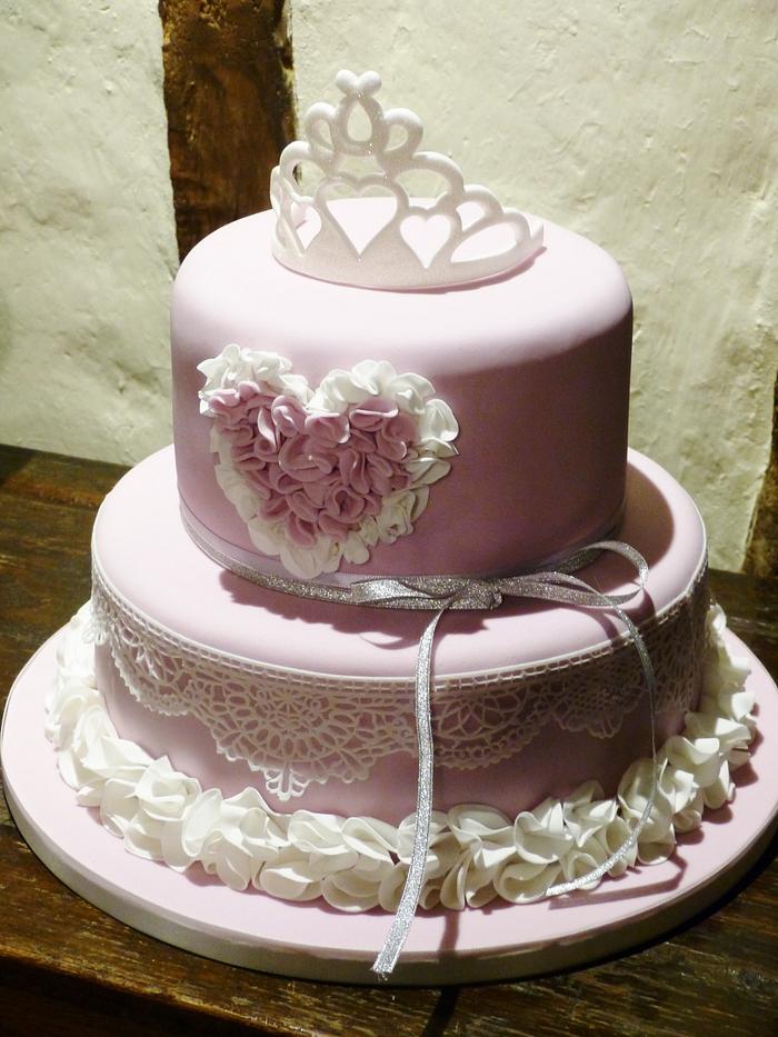 Tiara cake for 18th Birthday