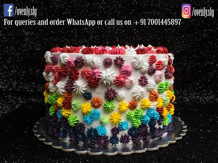 A Colorful Cake (inspired by internet)
