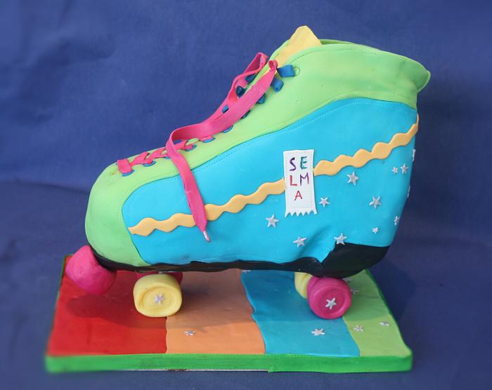 Roller Skater Cake