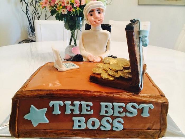Birthday cake for the boss