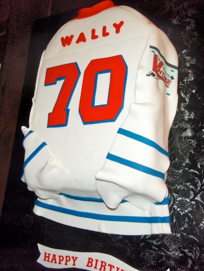 Hockey jersey cake