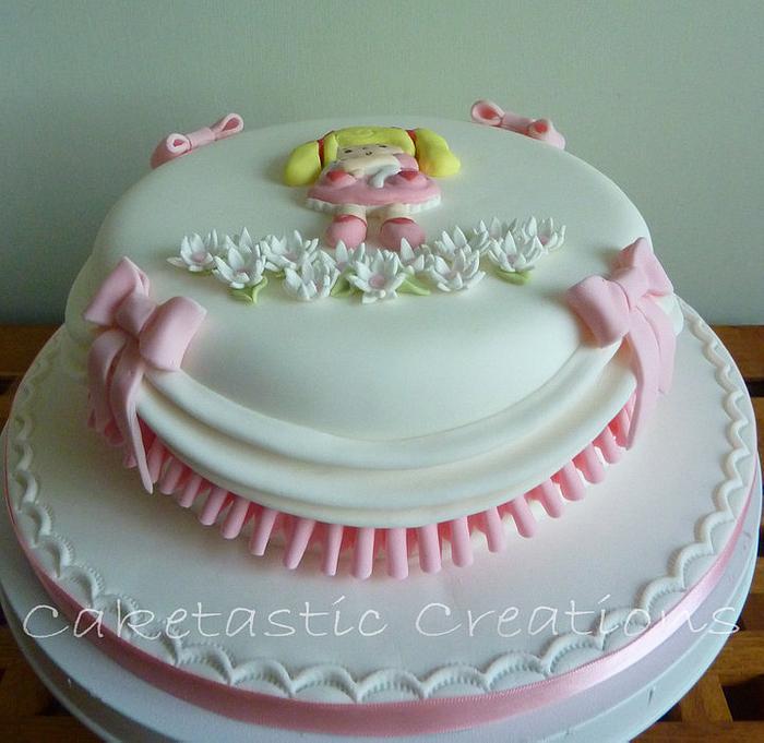 Bas Relief Pink Frills Cake
