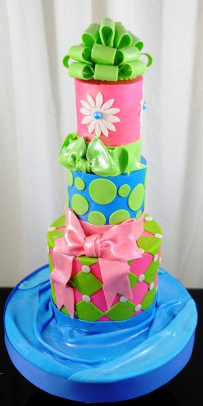 Mini Cake with Bows