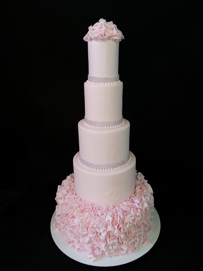   A wedding cake