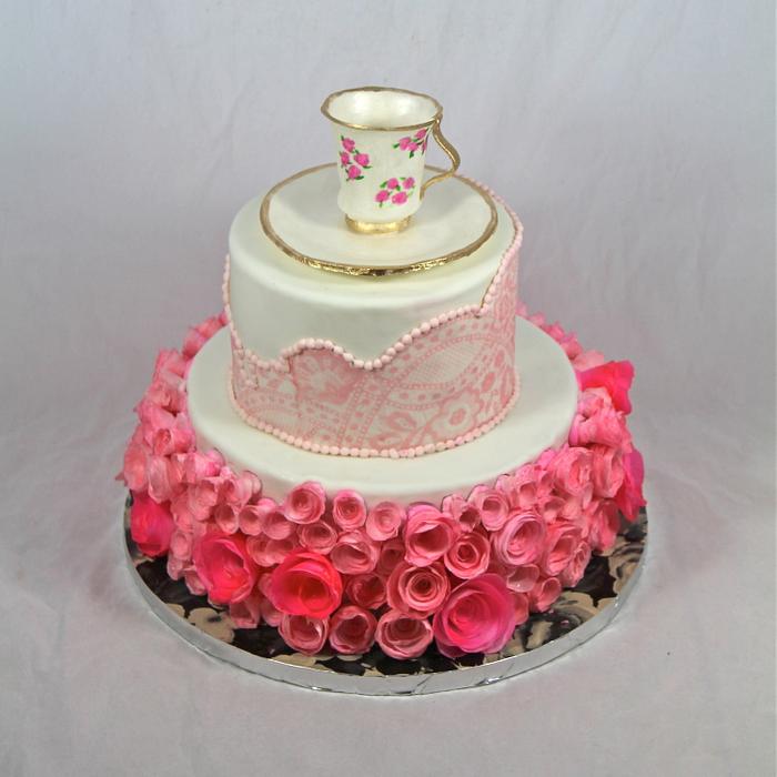 Tea party cake