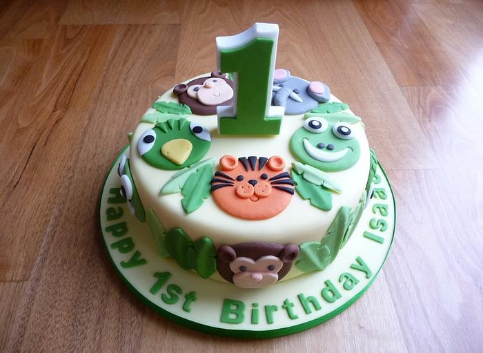 Delightful Safari Theme Birthday Cakes. - The Cake Mixer | The Cake Mixer