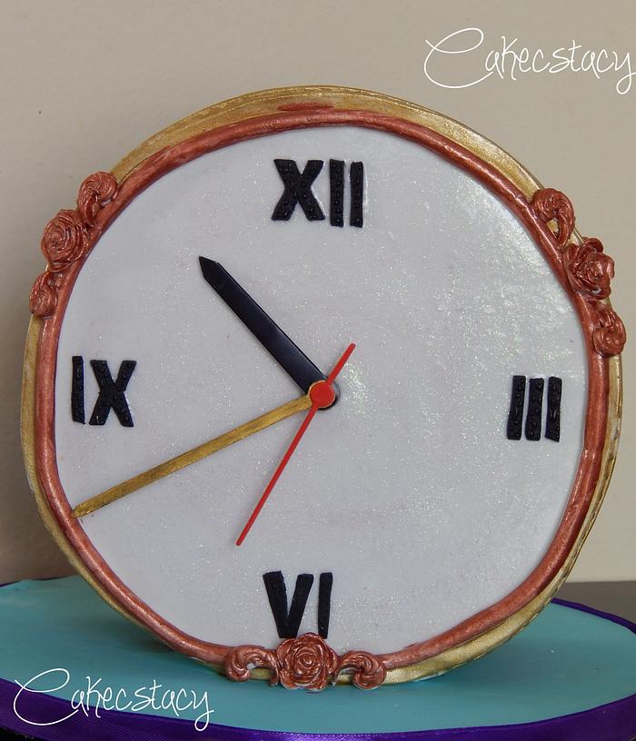 Ticking Clock Cake