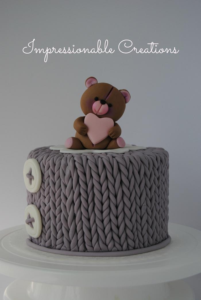 Knitted Cake