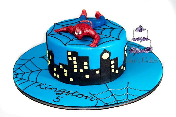 Spiderman cake