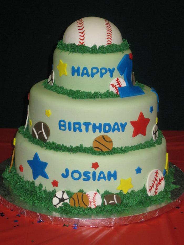 Allstar Birthday Cake