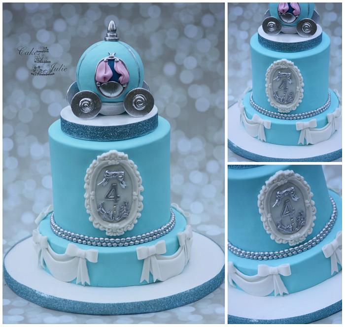 Cinderella Inspired Birthday cake