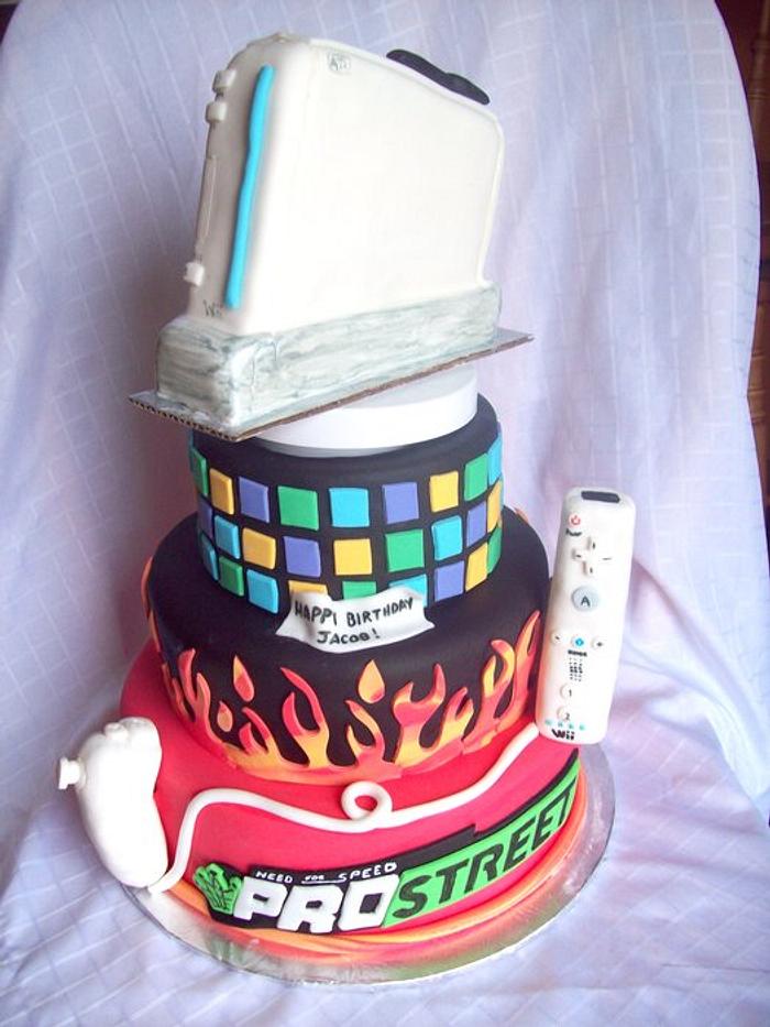 Wii Tiered Cake