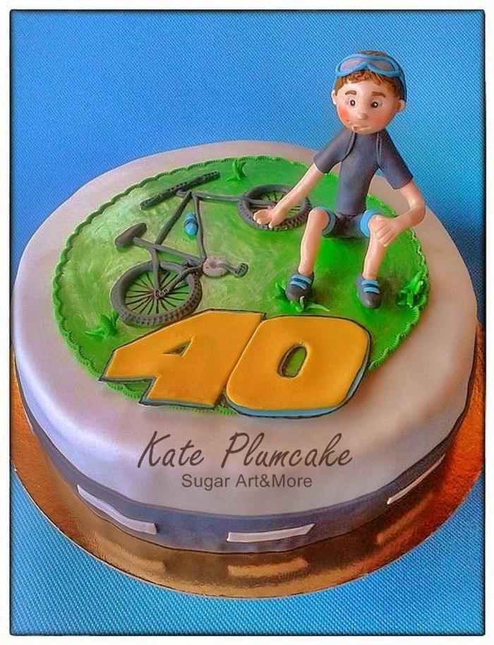 Cake for a cyclist