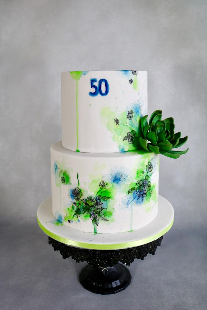 Succulent cake