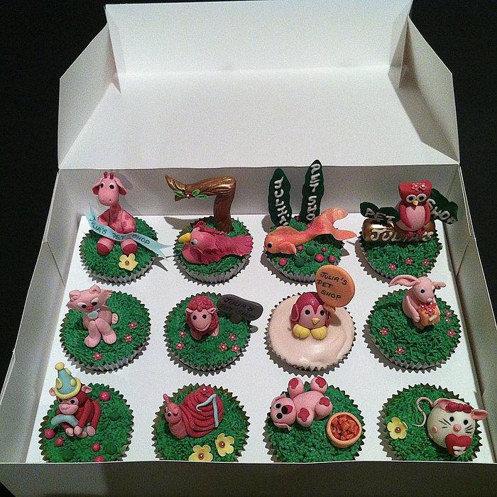 Julia's Pet Shop Cupcakes