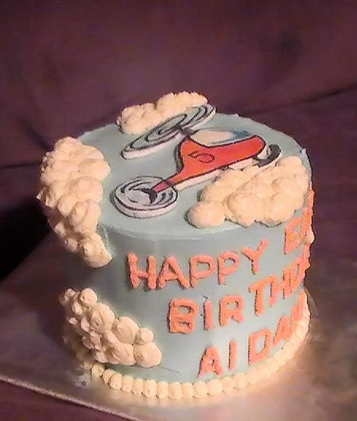 Helicopter cake
