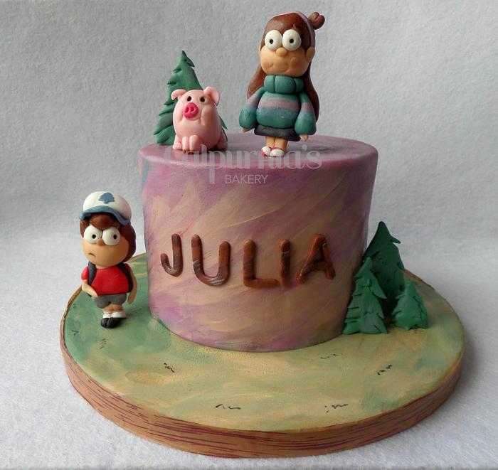 Gravity Falls cake