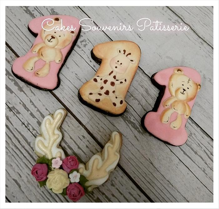 Forest animals cookies