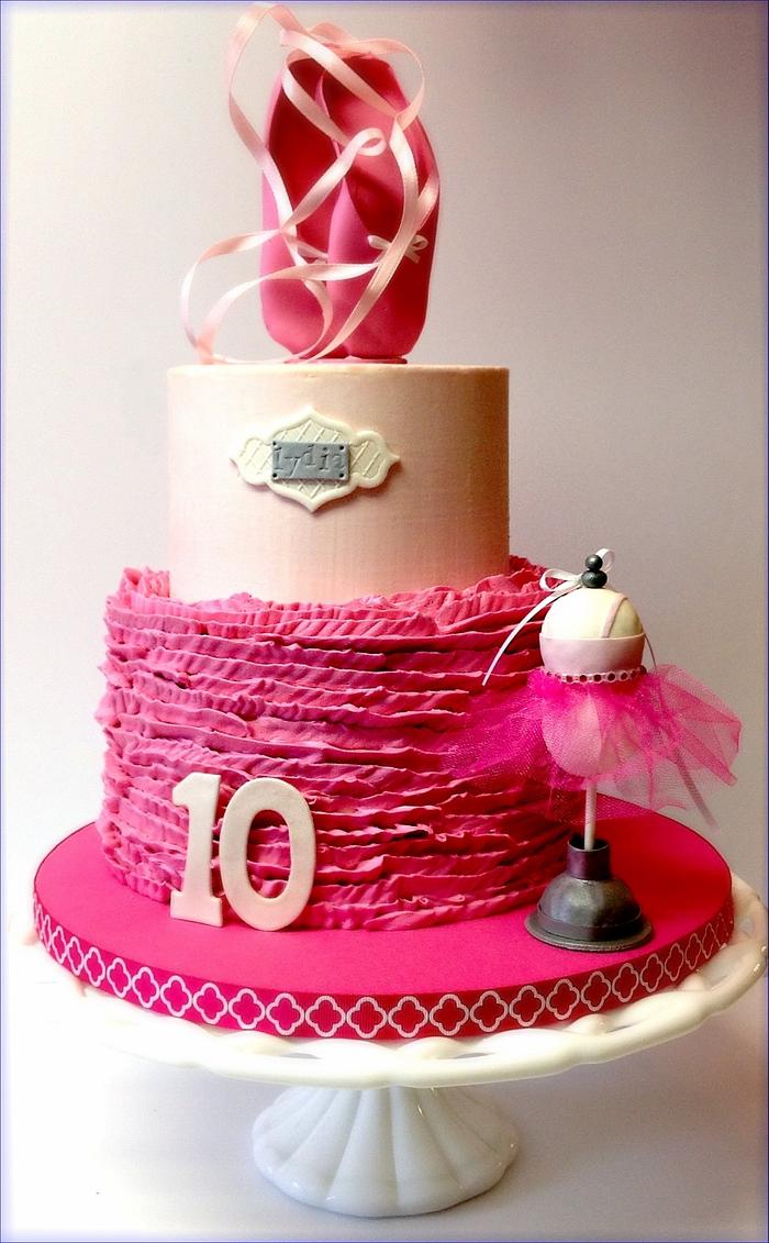 Little Pink Ballet Cake