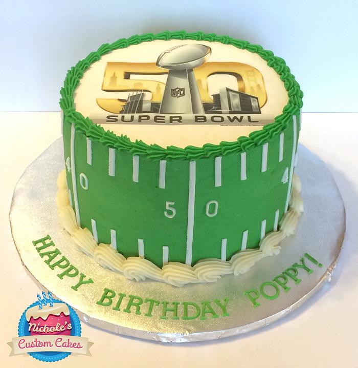 Super Bowl 50 Cake