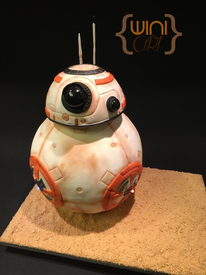 Cake BB-8 with motion and sound