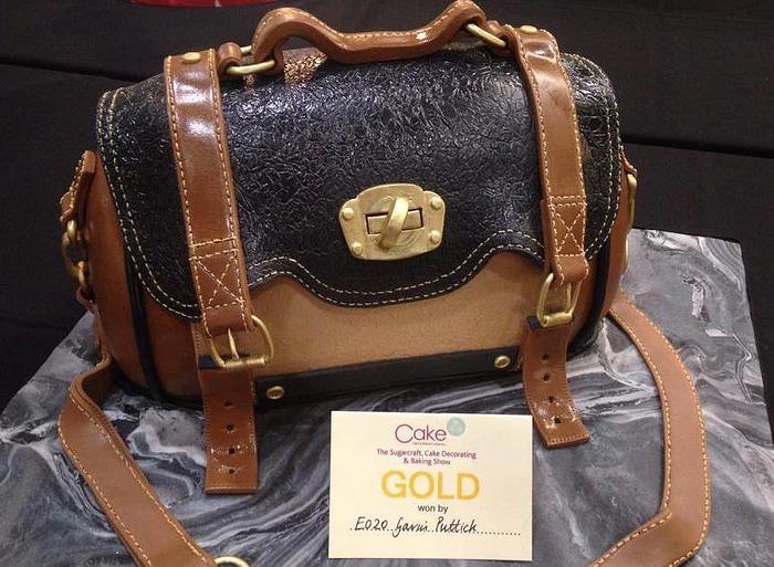Gold Award Handbag Cake