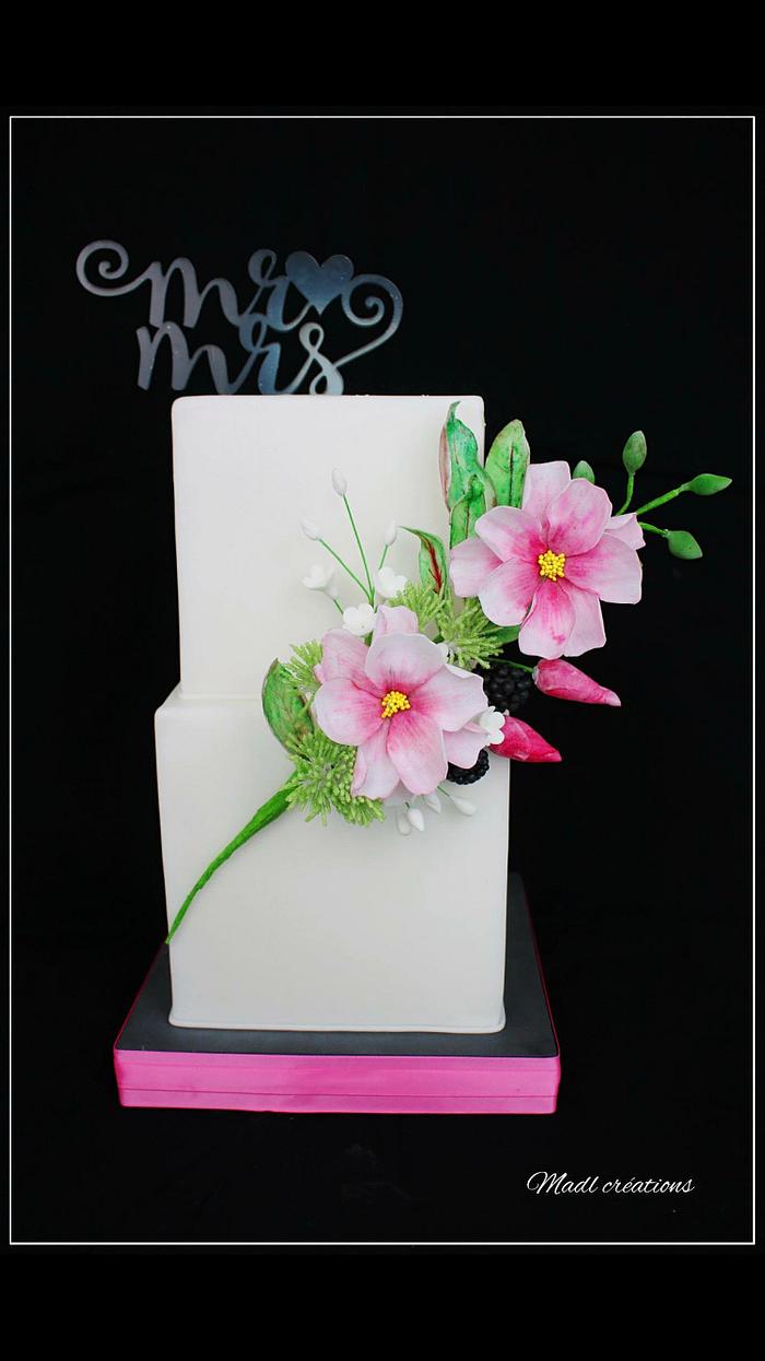 Wafer paper Wedding cake 