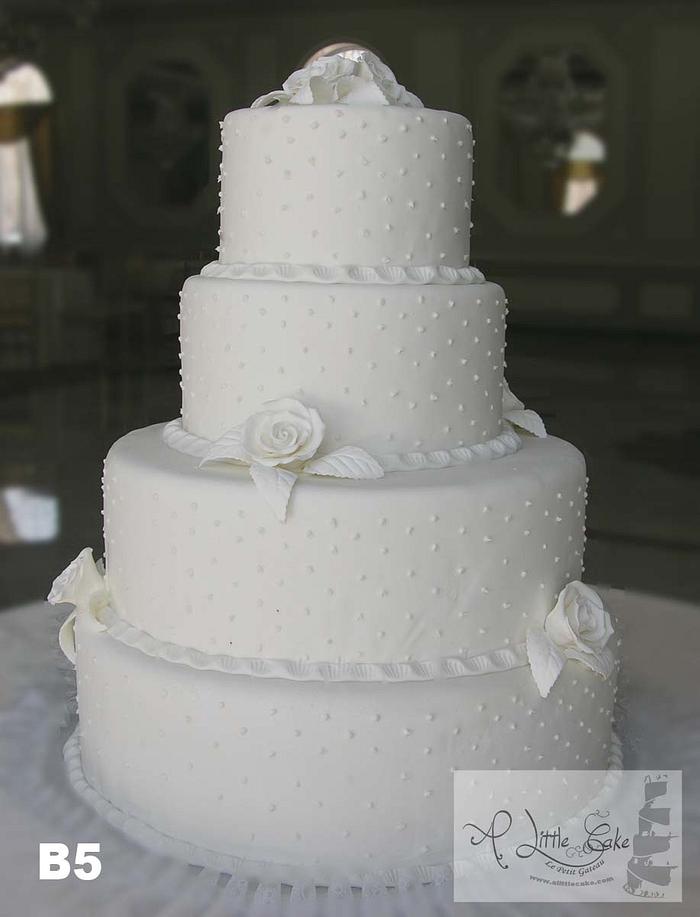 Fondant Wedding Cake