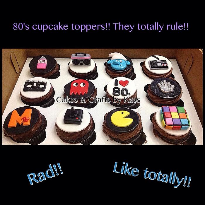 Totally rad cupcakes
