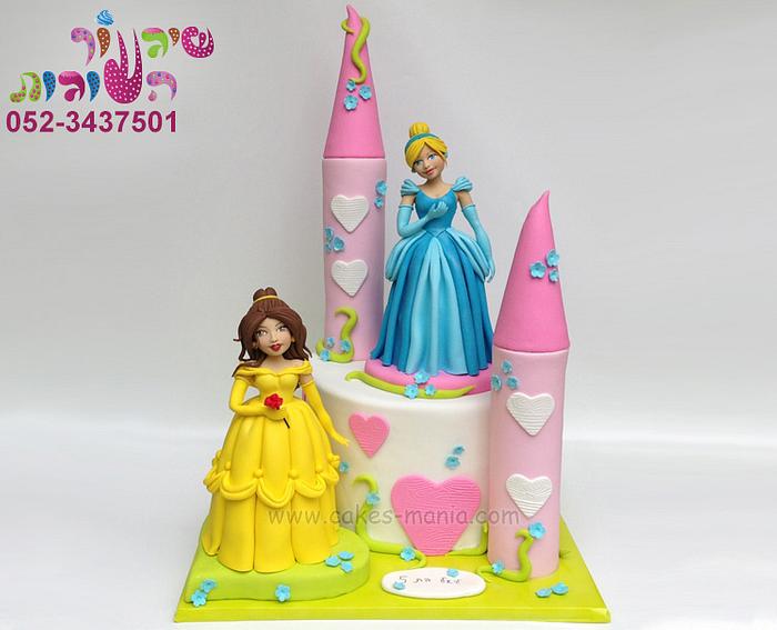 castle and princess cake by cakes-mania