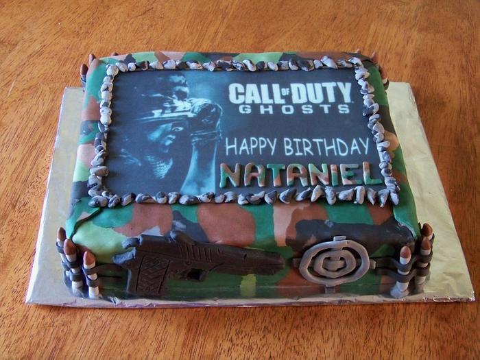 Call of Duty cake.