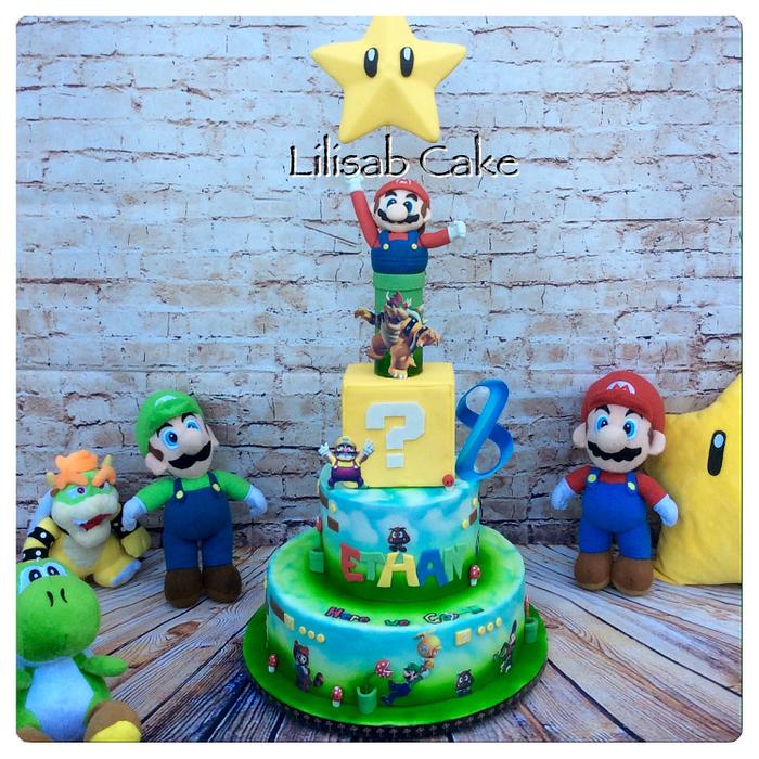 Mario and friends !!! By Lilisab Cake