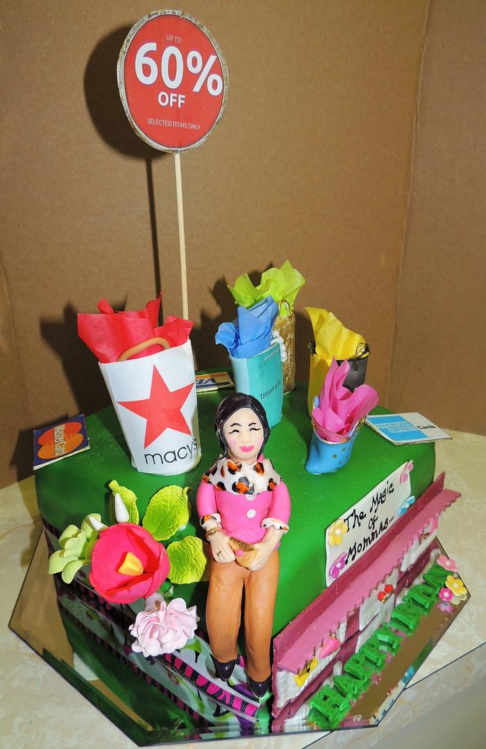 "Shopaholic" Cake