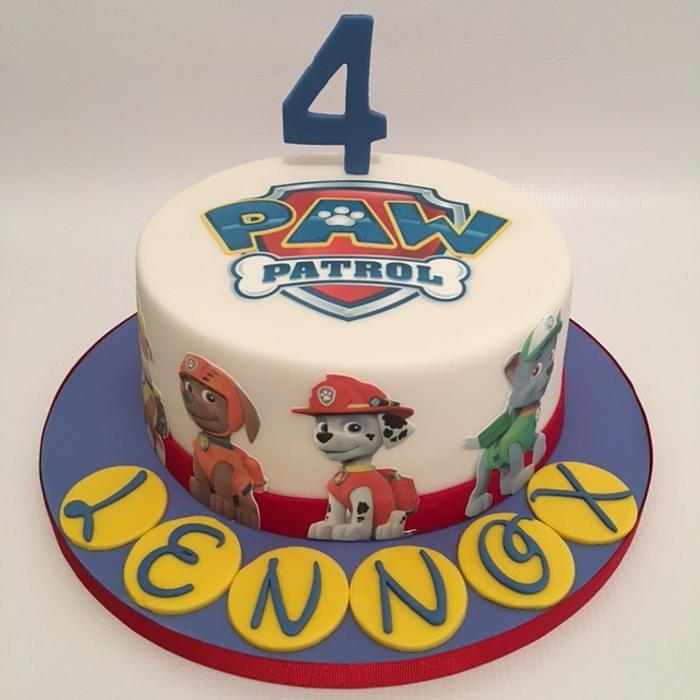 Paw patrol birthday cake 