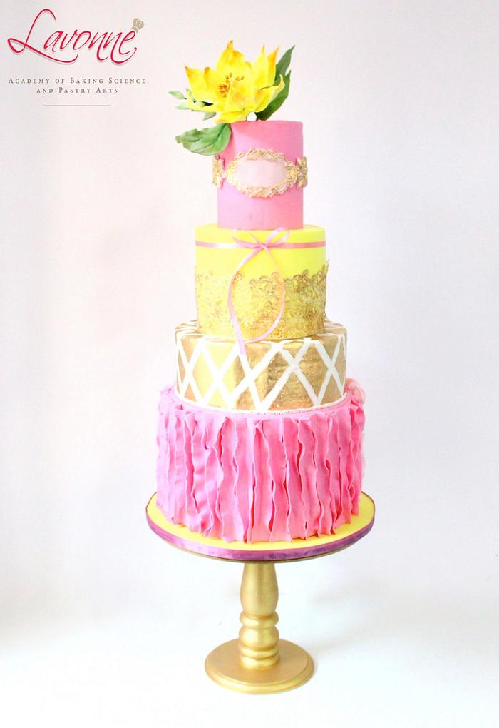 The Sweet Symphony Wedding Cake