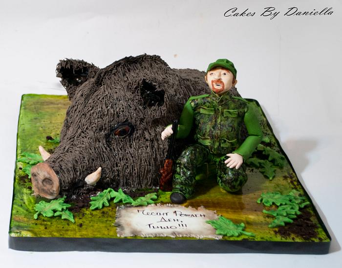 Wild boar cake