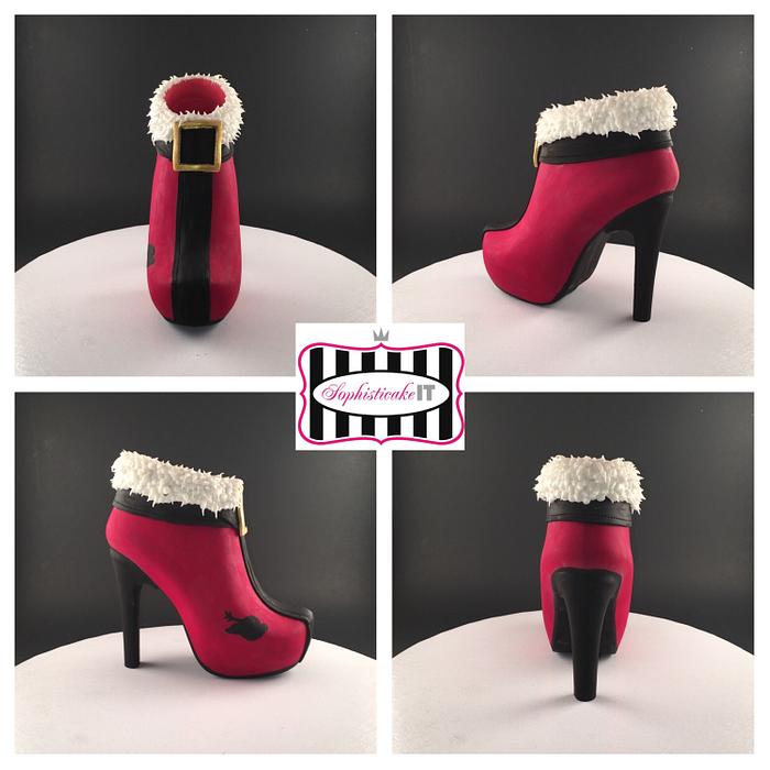 Mrs. Claus has a new boot!