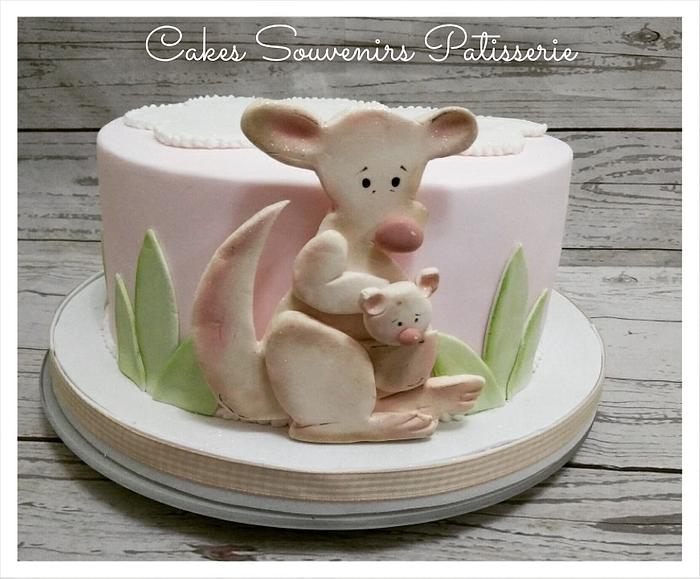  Forest animales cake