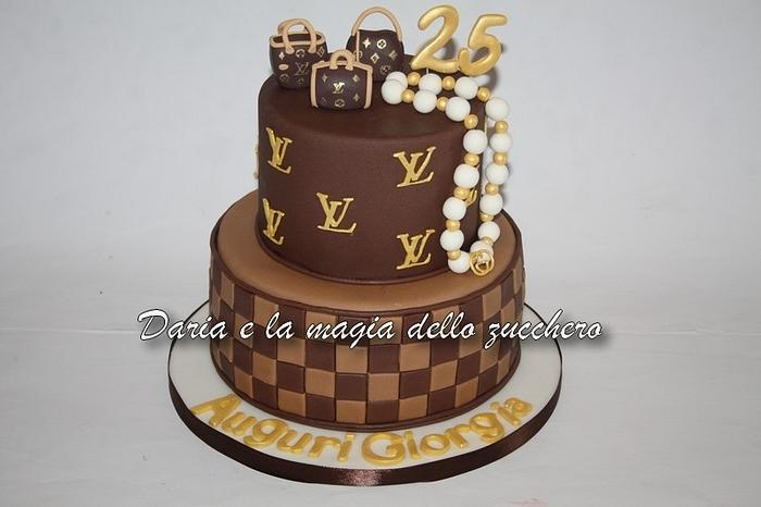 Sweet 16 Louis Vuitton theme! My - Lolli Cake Cairns