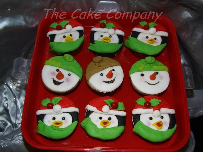 christmas cupcakes