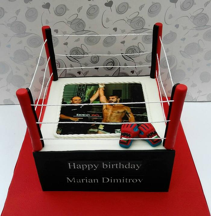 Boxing cake