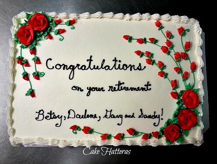 Multi Retirement Cake