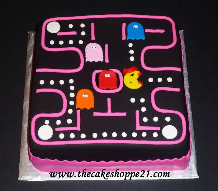Ms. Pac-Man cake