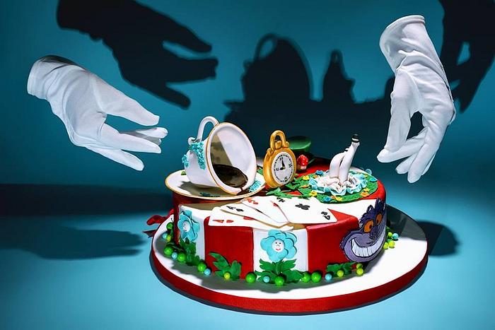 Alice in Wonderland Classic Tiramisu Cake 