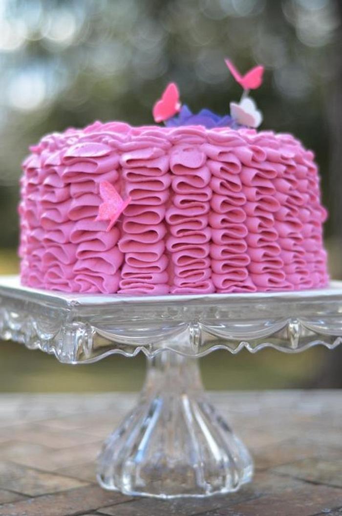 Buttercream Ruffle Cake