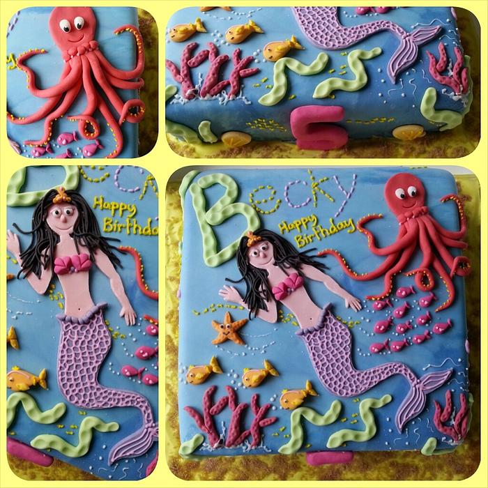 Mermaid cake